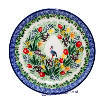 Talerz śniadaniowy Ø20cm dek. U3783X Bocian Unikat